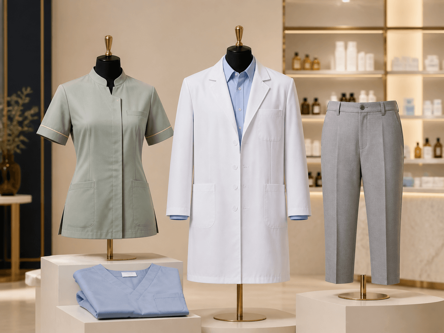 Tampilan seragam Paket Apotek dan Klinik