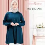 tunik wanita biru