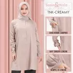 tunik wanita creamy